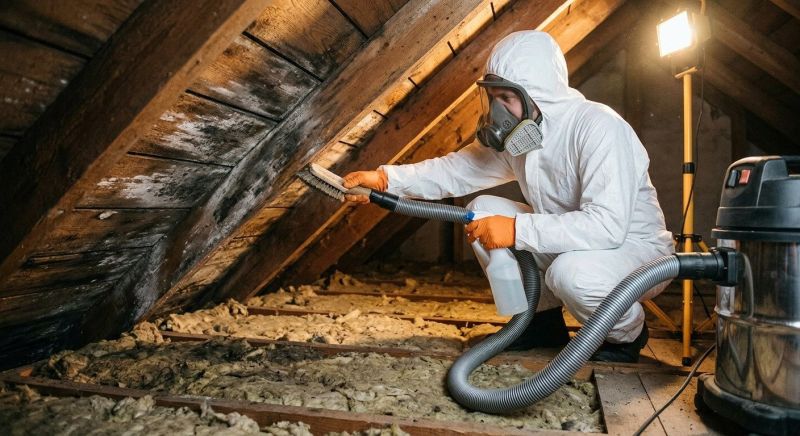 Attic Mold Removal in Fort Worth, TX