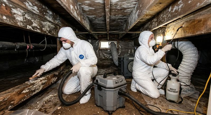 Crawl Space Mold Removal in Jupiter, FL